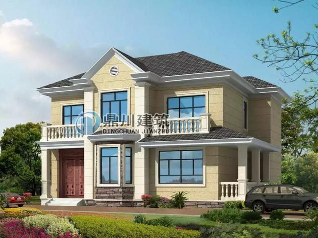 簡潔大方二層小別墅設計圖，施工難度不高，經濟實用，溫馨又方便，這款最適合你。