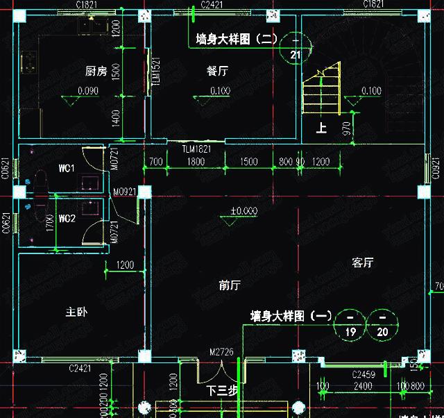 占地100平左右的三層自建房，方正舒適實(shí)用，適合大部分農(nóng)村家庭建造。