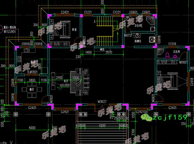 兩套21x12米左右二層別墅設計圖，滿足大家庭成員的住房需求。