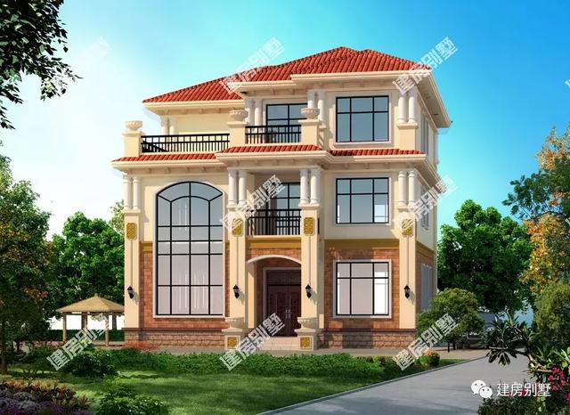 兩棟面寬接近的三層農村自建房，誰看誰喜歡。