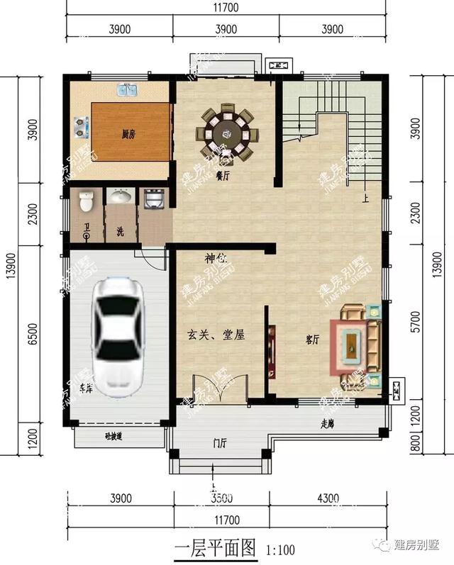 兩棟面寬接近的三層農村自建房，誰看誰喜歡。