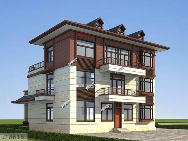 三款新中式別墅設(shè)計圖，無論選哪一棟建在農(nóng)村，你的房子是最靚眼的。