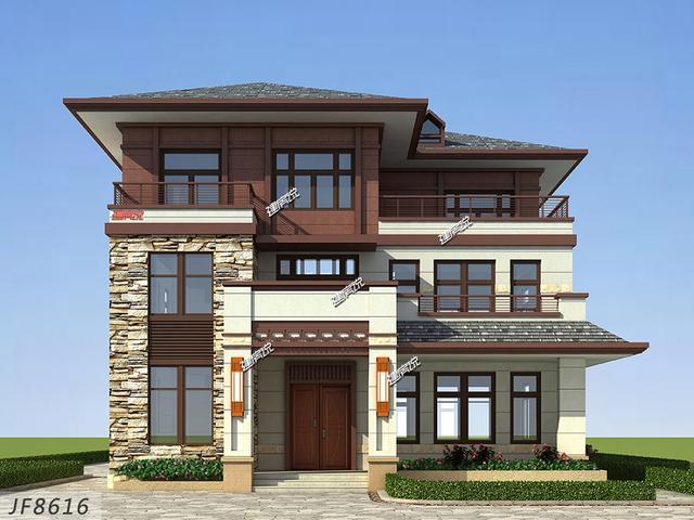 三款新中式別墅設(shè)計圖，無論選哪一棟建在農(nóng)村，你的房子是最靚眼的。