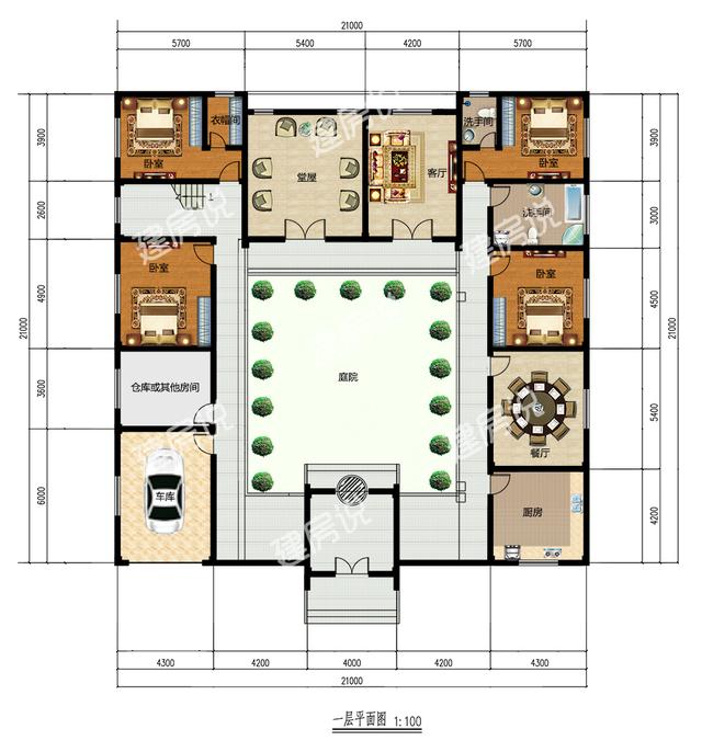 漂亮大氣的四合院別墅，40歲能夠擁有一棟，人生圓滿了！