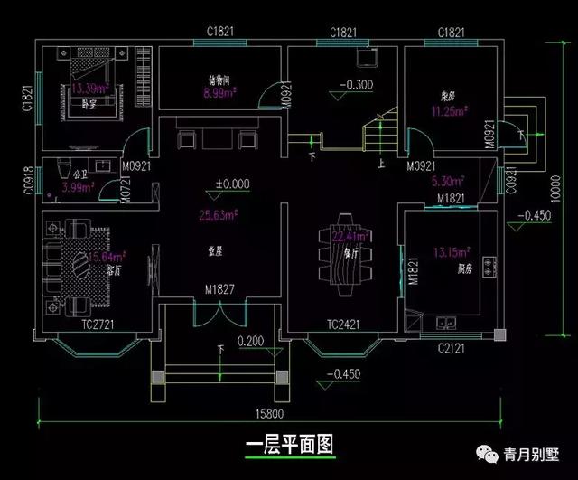 占地158平二層小別墅設計圖，時尚精美，功能齊全，非常適合農村自建房。