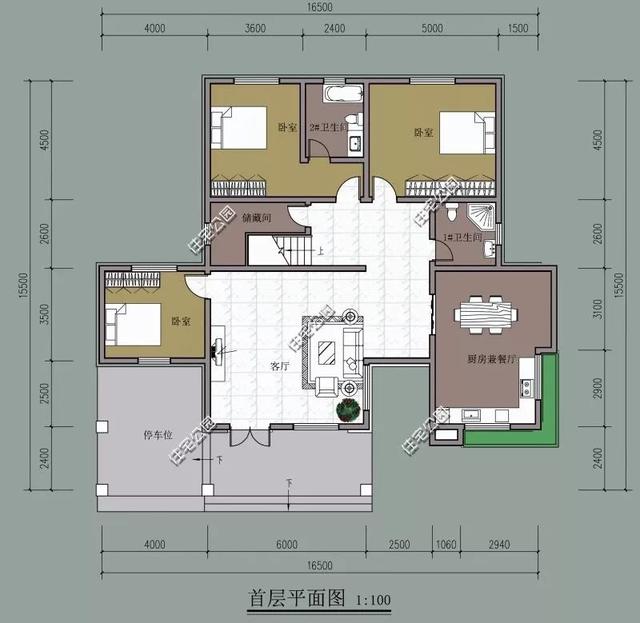 精選22套農村別墅設計圖，帶半開放式車庫，隨便建一棟，十里八鄉的人都繞路來看。
