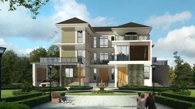 精選22套農村別墅設計圖，帶半開放式車庫，隨便建一棟，十里八鄉的人都繞路來看。