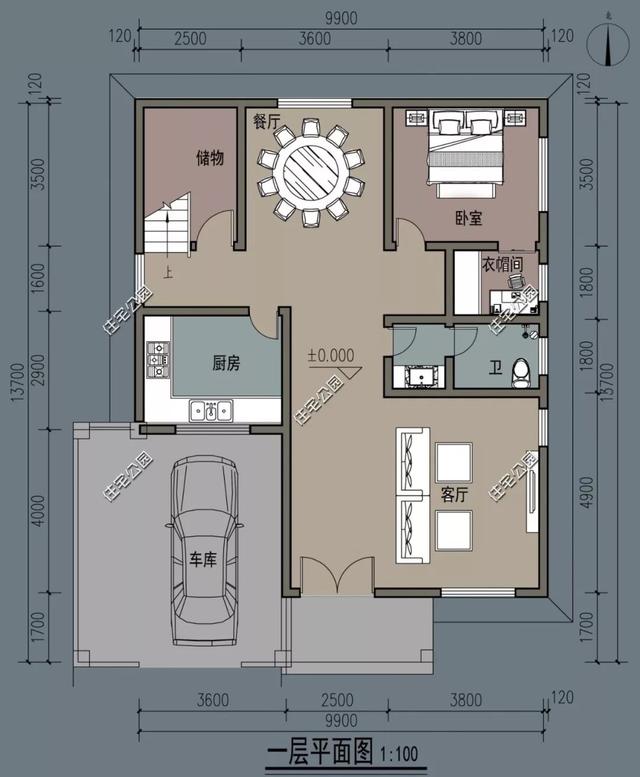 精選22套農村別墅設計圖，帶半開放式車庫，隨便建一棟，十里八鄉的人都繞路來看。