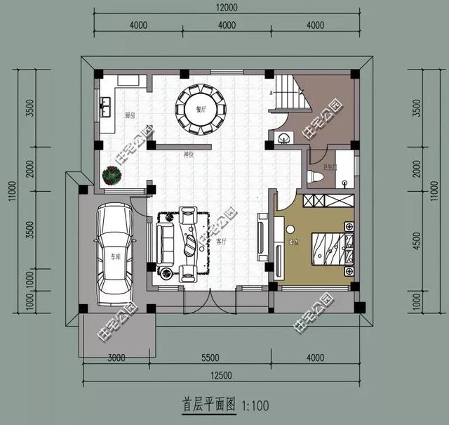 精選22套農村別墅設計圖，帶半開放式車庫，隨便建一棟，十里八鄉的人都繞路來看。