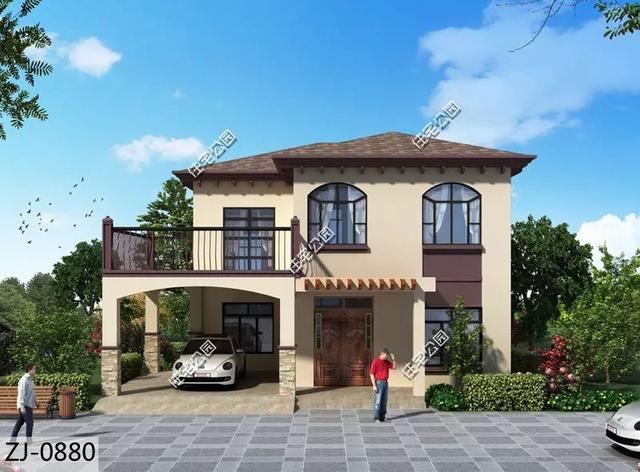 精選22套農村別墅設計圖，帶半開放式車庫，隨便建一棟，十里八鄉的人都繞路來看。