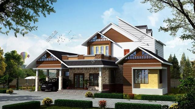 精選22套農村別墅設計圖，帶半開放式車庫，隨便建一棟，十里八鄉的人都繞路來看。