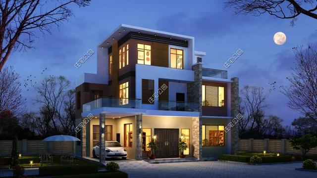 精選22套農村別墅設計圖，帶半開放式車庫，隨便建一棟，十里八鄉的人都繞路來看。