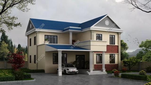 精選22套農村別墅設計圖，帶半開放式車庫，隨便建一棟，十里八鄉的人都繞路來看。