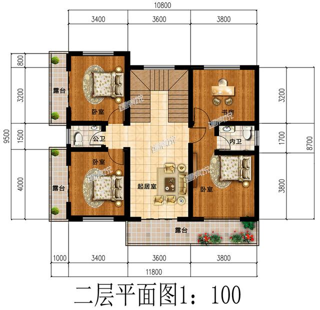 新中式三層別墅設計圖，外觀獨特，配色新穎，江西的老表搶著要建一棟。