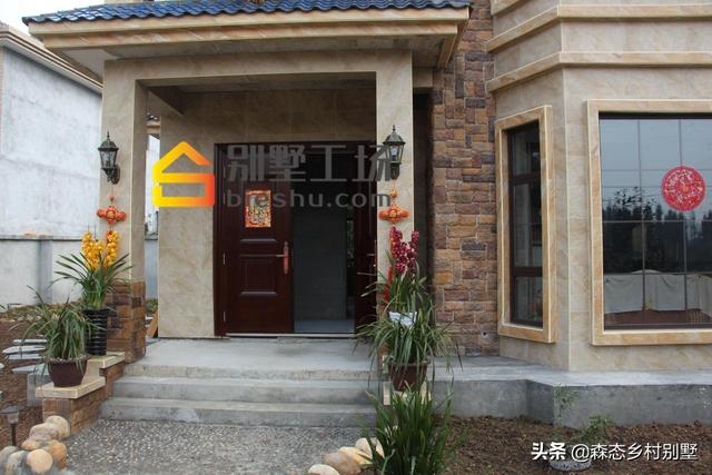 經典農村二層歐式小樓設計圖，外觀大氣，內部實用，四種內布局設計方案任你挑選。