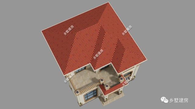 14.7×16.2米三層歐式別墅設計圖，簡約而不簡單，挑空客廳設計，這樣的房子真的美極了