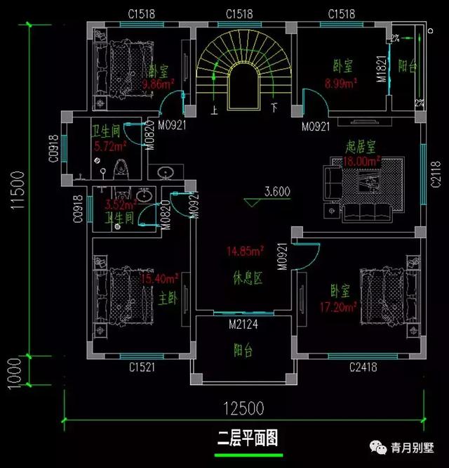 占地131平三層小別墅設計圖，時尚亮麗，帶大露臺，非常實用。
