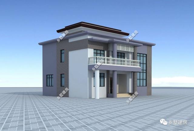 三層現代風農村自建別墅，主體造價只要36萬元，鄰居們都來串門。