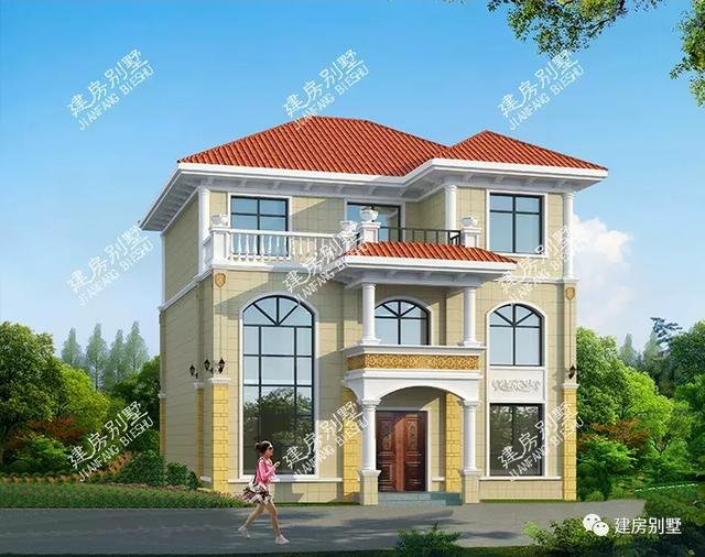 面寬都是12米的三層經(jīng)典自建房，雖然看著是簡單的，但是里面是溫馨的。