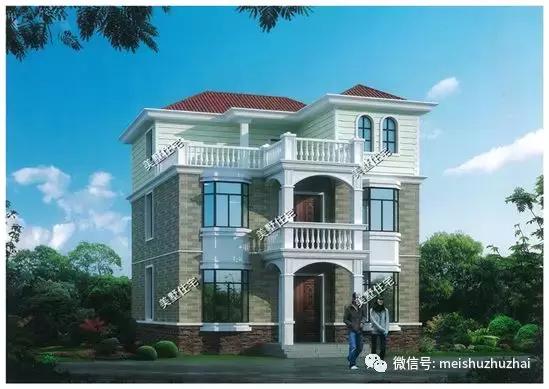 精選4款小戶型三層別墅，面積小造價低，實用又美觀，最低造價25萬