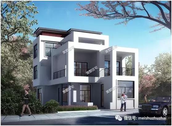 精選4款小戶型三層別墅，面積小造價低，實用又美觀，最低造價25萬