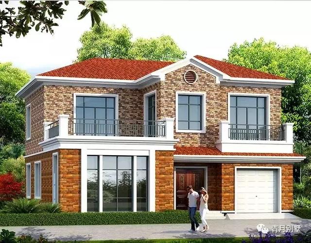 占地168平二層農村小別墅設計圖，不但漂亮還很實惠，實用，這才是理想中的房子。