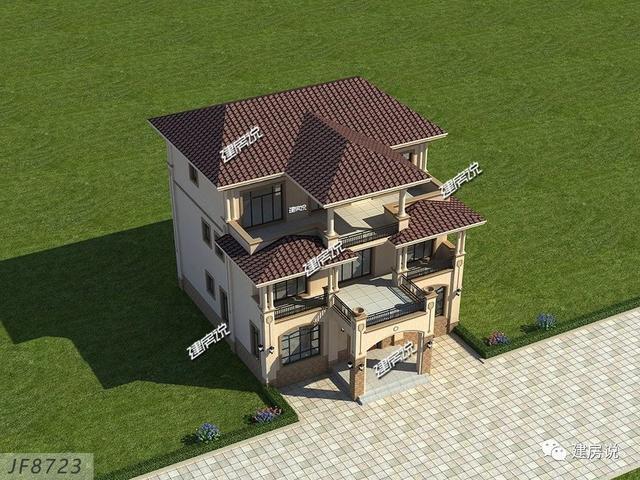 湖南李總私人定制三層別墅設計圖，經典耐看，新年建新房選這款戶型錯不了。