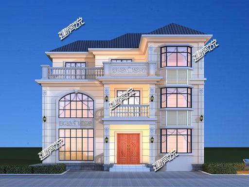 經典歐式三層別墅設計圖，美觀大氣，老鄉們都搶著蓋。