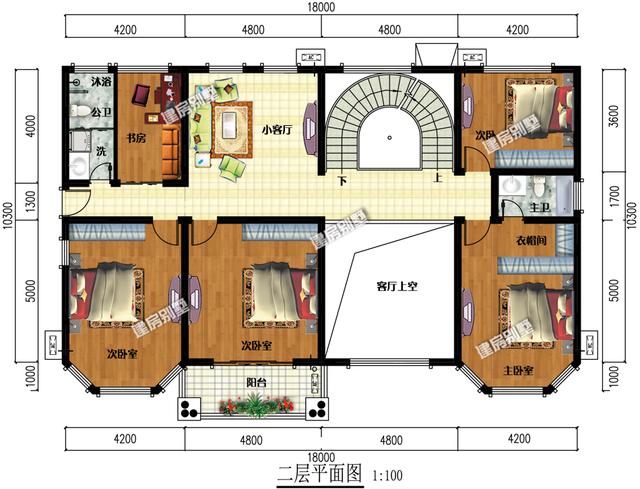 帶涼亭和露臺的三層農(nóng)村自建房，超大堂屋設(shè)計(jì)，一棟四開間，豪華氣派！