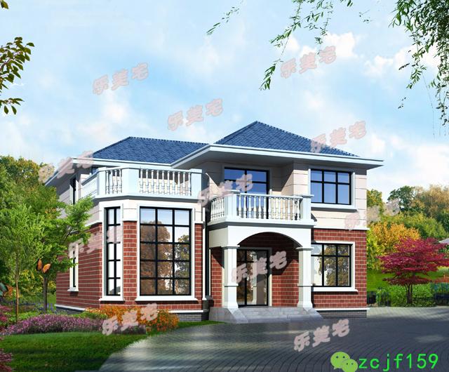 兩層新農村住宅設計圖，占地130平米，內部戶型設計合理，符合年輕人的一款。