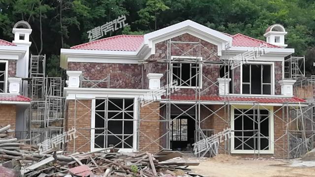 兩兄弟建雙排別墅設計圖，鄰居看了都羨慕。