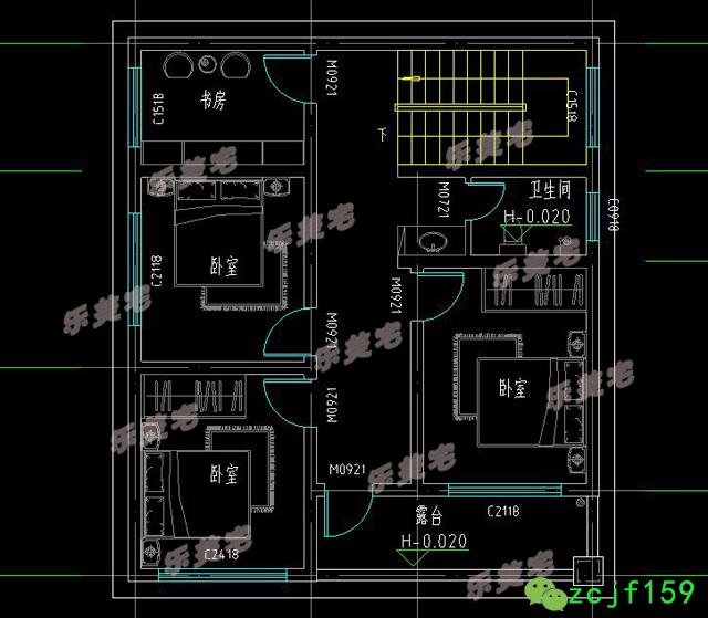2款占地100平以內(nèi)的二層自建房設(shè)計圖，宅基地小但住著寬敞。