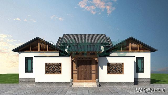 農(nóng)村最美中式三合院，在農(nóng)村建一棟簡(jiǎn)直是一道與眾不同的風(fēng)景線。