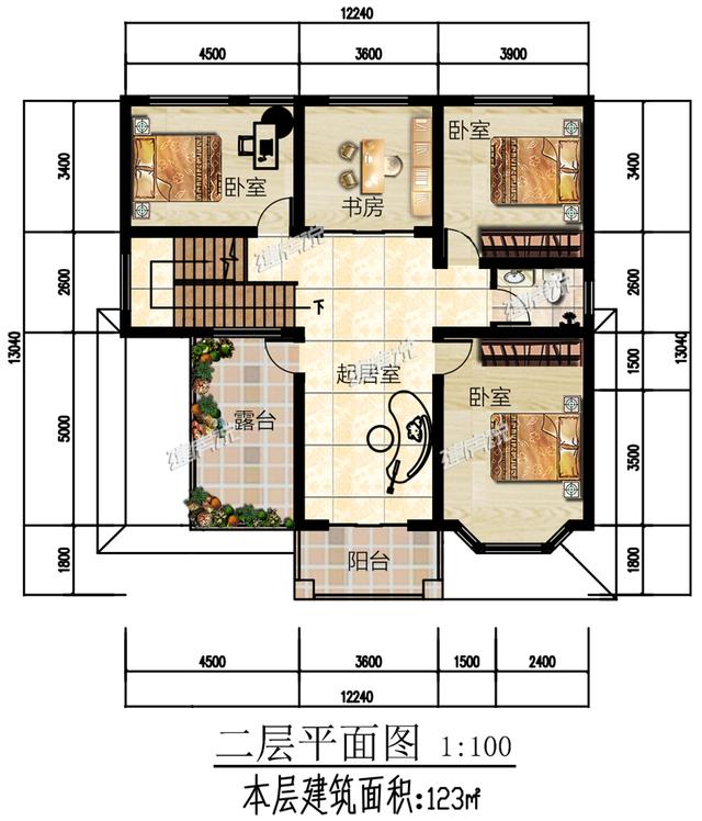 3套漂亮實用的農(nóng)村二層別墅設(shè)計圖，溫馨舒適，蓋好絕對成村里一直花！