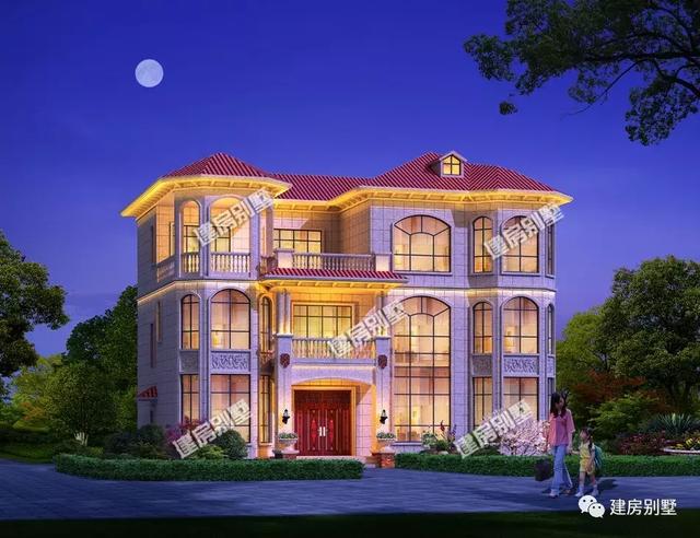 帶堂屋設計的農村豪華住宅，一輩子就建一棟就夠了。