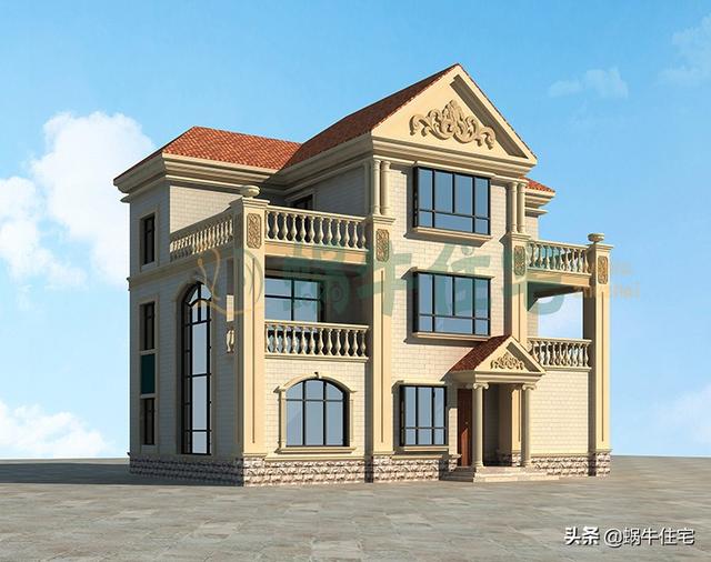 34萬三層爆款別墅設計圖，讓你心動不已的一款別墅。