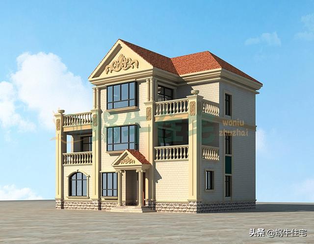 34萬三層爆款別墅設計圖，讓你心動不已的一款別墅。