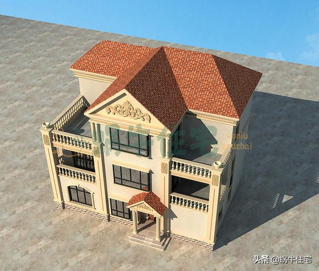 34萬三層爆款別墅設計圖，讓你心動不已的一款別墅。