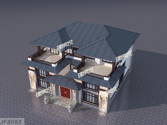 新中式庭院別墅，在農村非常的受歡迎，讓人一眼就喜歡上！