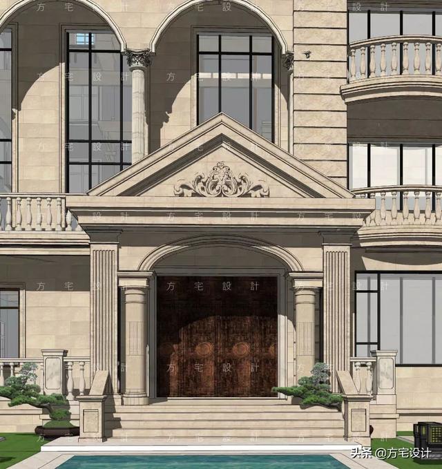 占地270平的五層豪華別墅設計圖，帶效果圖和施工圖。