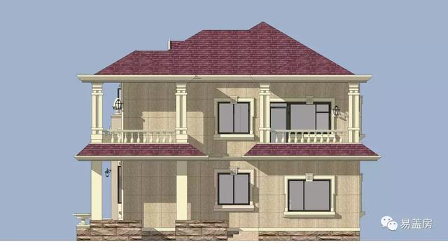 25m×11m二層歐式別墅設計圖，大氣時尚，帶實拍效果圖和圖紙。