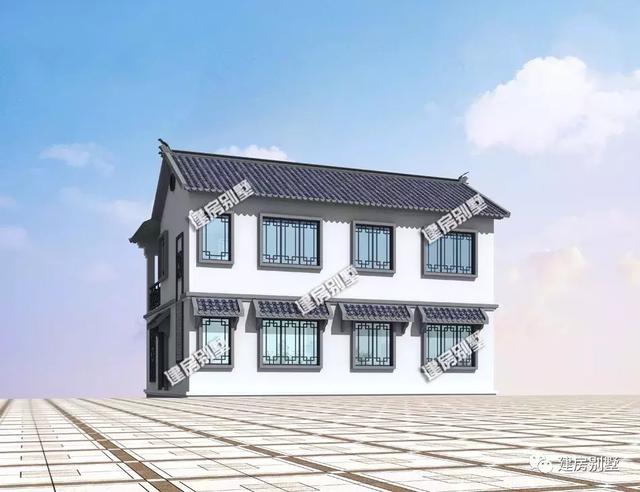 占地146平的三層新中式別墅設計圖，簡約自然，漂亮和實用都有。