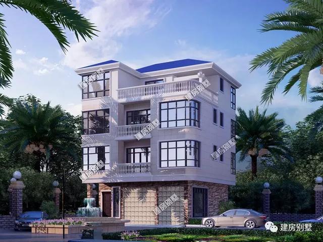 三款帶商鋪設計的三層別墅設計圖，不僅可以出粗，自己住著也舒服！