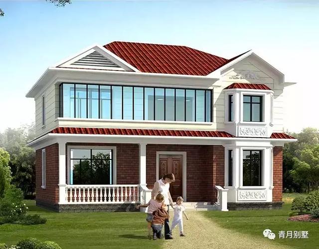 占地127平的農村小別墅自建房，戶型通透，占地面積適中，適合農村自建。