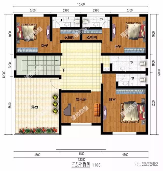 建房子就要選歐式的，時尚大氣，第一款帶堂屋設計，更適合江西和湖南這兩個地方的農村