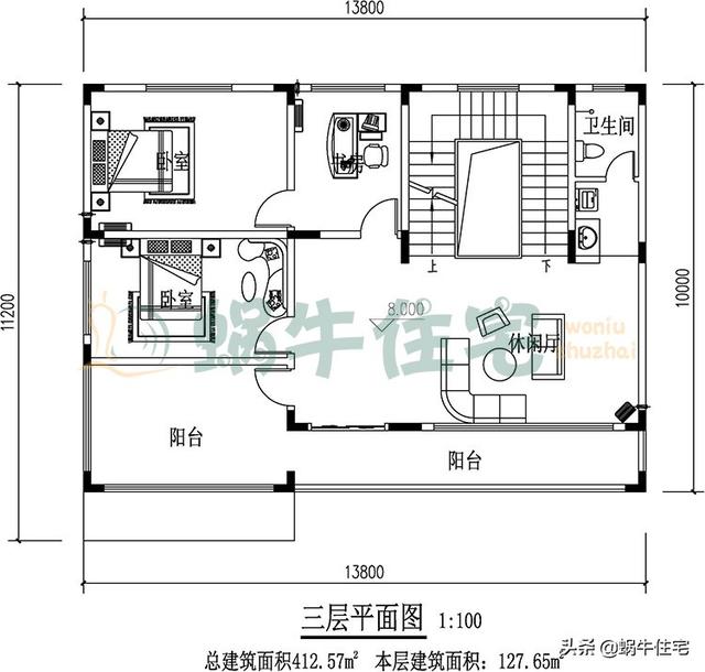 三層現代平屋頂別墅設計圖，簡單實用，人人都喜歡。