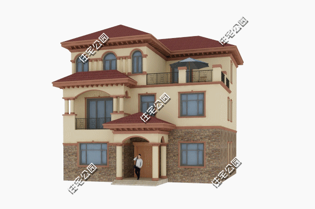 11.6X11.3米三層農村別墅設計圖，婆家為我準備的新房，太贊了！