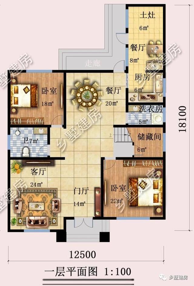 60萬農村三層小別墅設計圖，帶后院，外觀大氣宏偉，時尚大氣，回頭率超高！