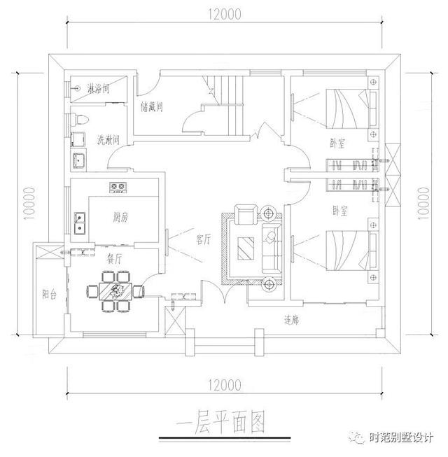 20萬現(xiàn)代二層別墅設(shè)計(jì)圖，配色清爽，帶露臺，適合農(nóng)村自建