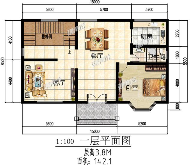 花30萬蓋了棟二層漂亮別墅，非常有面子！